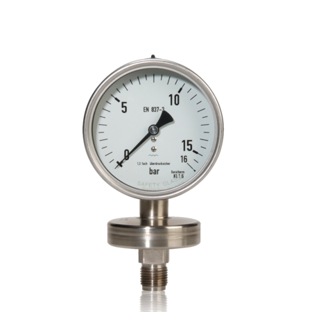 Plattenfeder-Manometer