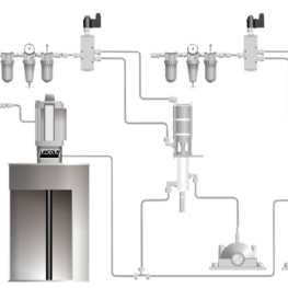 System mit Ejektoren