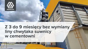 Automatyczne smarowanie lin w cementowni