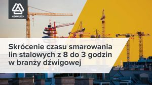 Smarowanie lin dźwigu